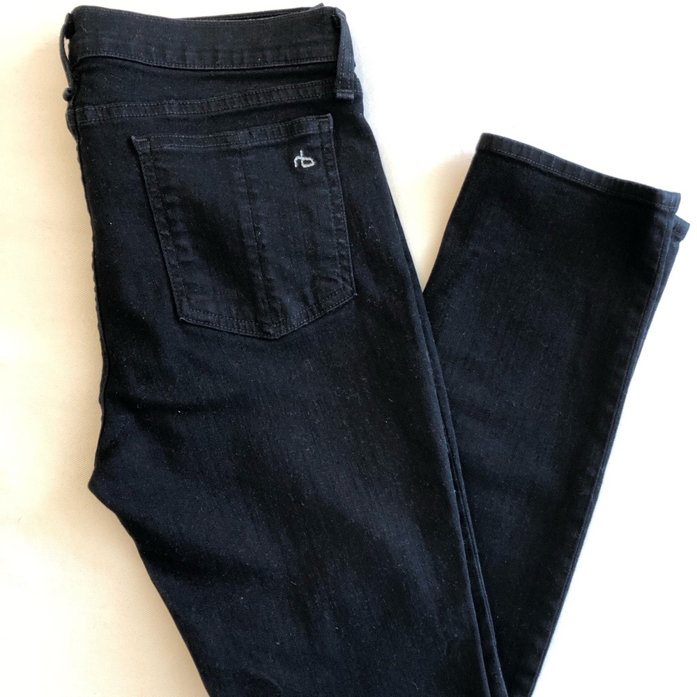 Rag & Bone Black Jeans Size 30 Straight Leg